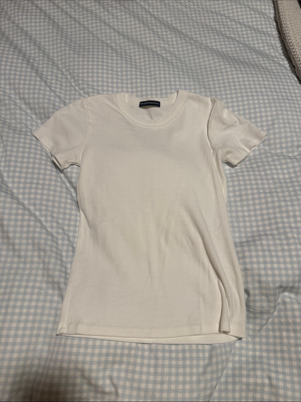 Women's Crewneck Short Sleeve Top - White